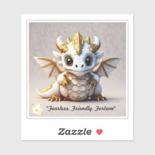 "Cute Dragon Skull" Sticker