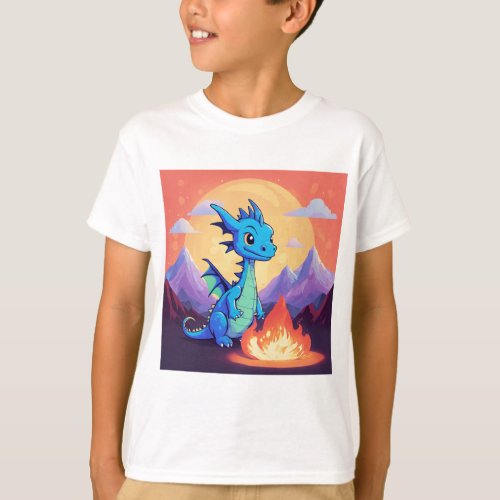 Cute Dragon Skulls Galore Unique designs  T_Shirt