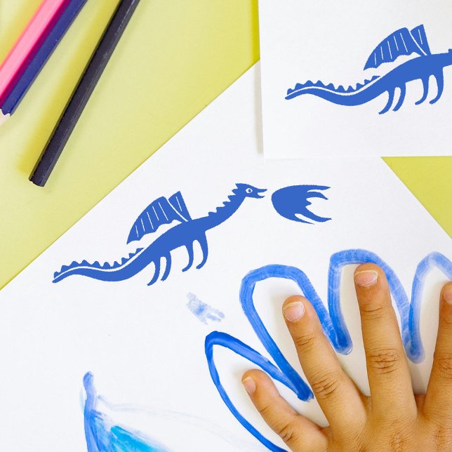 Cute Dragon Stamp | Flying Pose (Creator Uploaded)