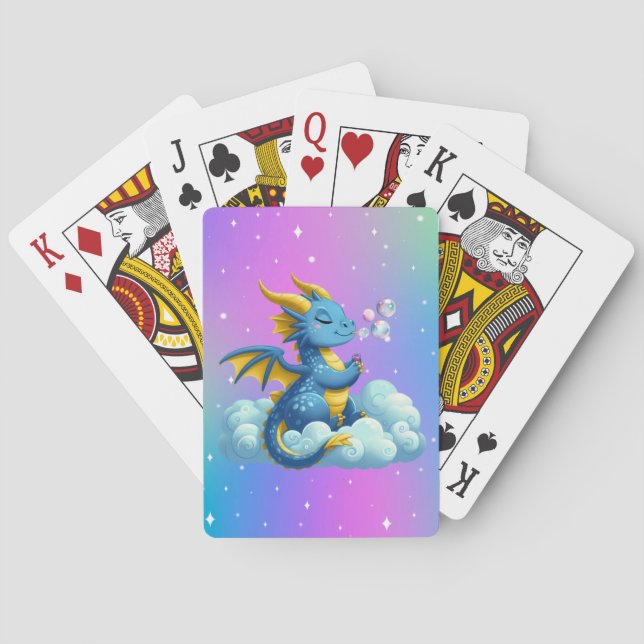 Cute Dragon/Whimsical  Poker Cards (Back)