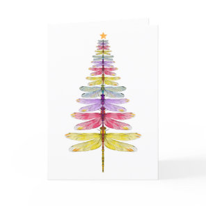 Cute Dragonfly Christmas Card