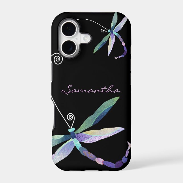 Cute Dragonfly Iphone Case (Back)