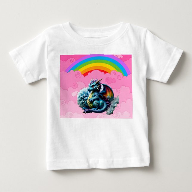 Cute Dragons Baby T-Shirt (Front)
