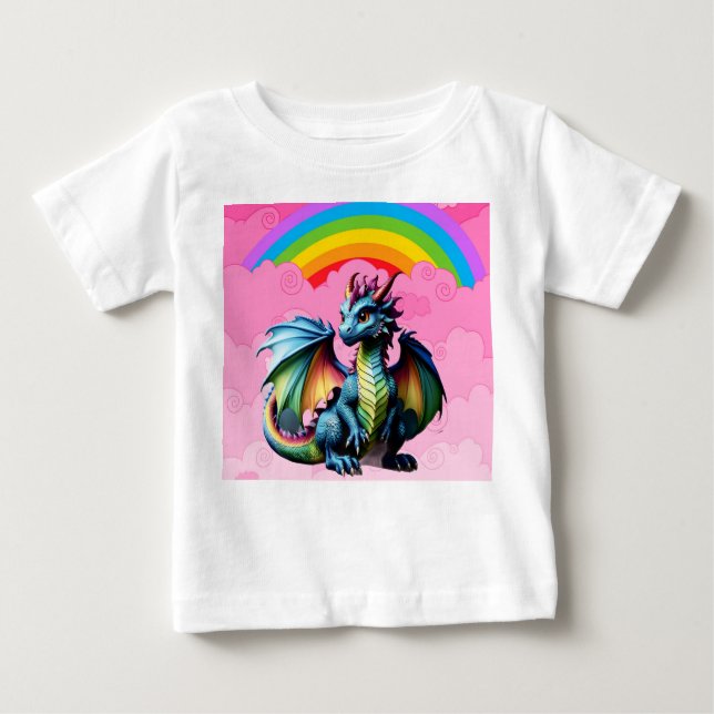 Cute Dragons Baby T-Shirt (Front)