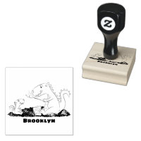 Teacher's customizable stamp - Cartoon Dragon