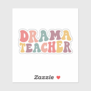 Cute Drama Teacher Sticker