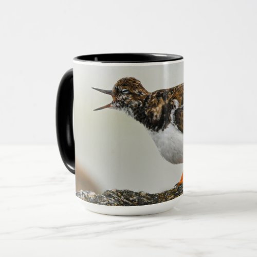 Cute Dramatic Ruddy Turnstone Georgia Photography  Mug