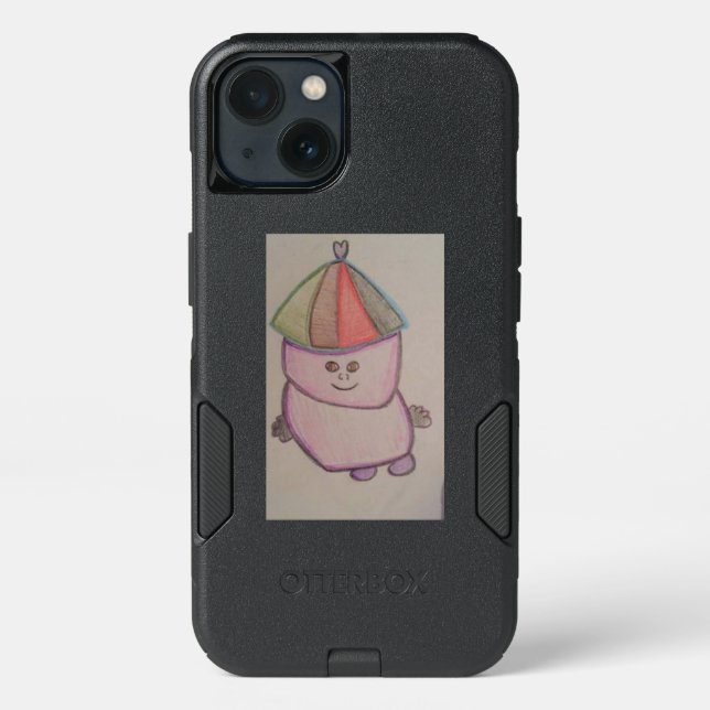 Cute drawing otterbox iPhone case (Back)