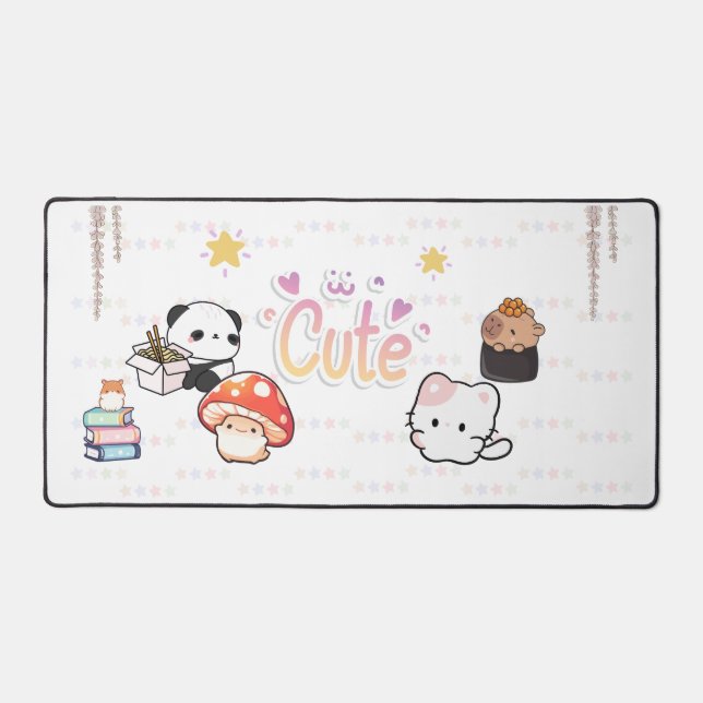 Cute Dream Pets  Desk Mat (Front)