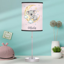 Cute Dreamy Koala Girls' Table Lamp