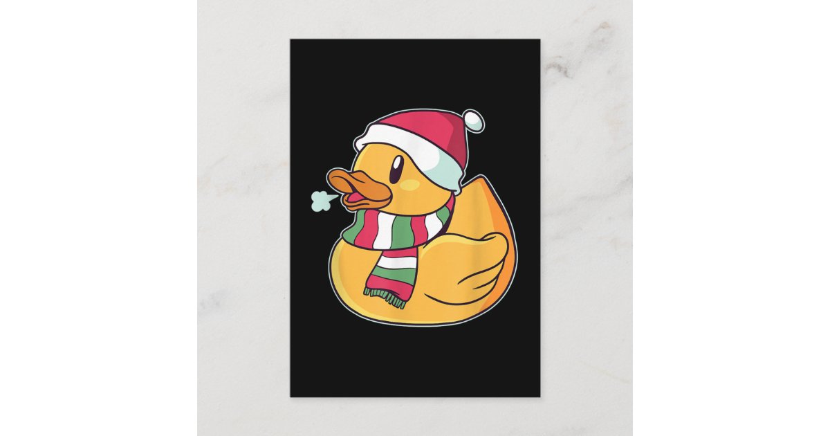 Cute Dub Duck Christmas Enclosure Card | Zazzle