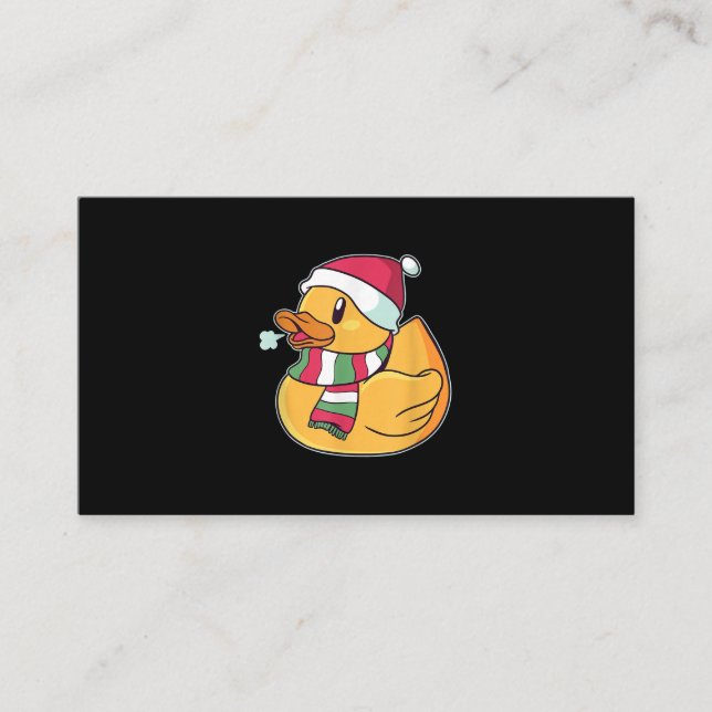 Cute Dub Duck Christmas Enclosure Card (Front)