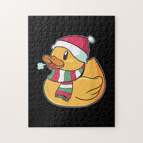 Cute Dub Duck Christmas Jigsaw Puzzle
