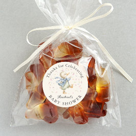 Cute Duck Baby Shower Thank You Favor Classic Round Sticker