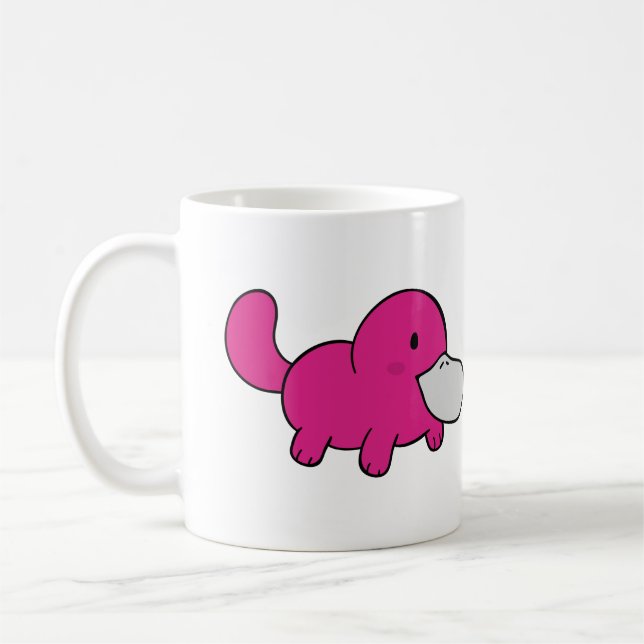 Cute duck billed platypus Coffee Mug (Left)