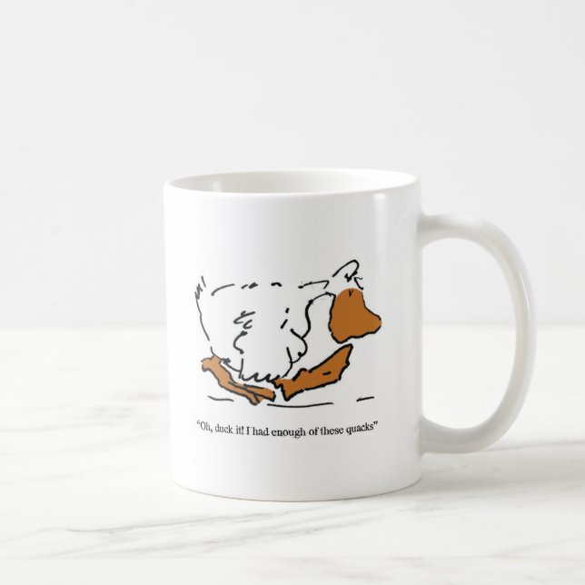cute duck coffee mug (Right)