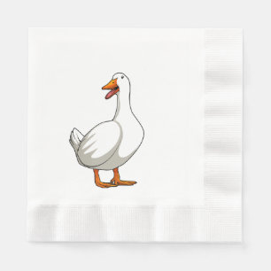 Cute Duck Design Men Waterfowl Bird Pet Duck Lover Napkins