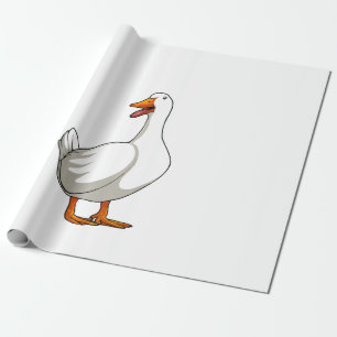 Cute Duck Design Men Waterfowl Bird Pet Duck Lover Wrapping Paper