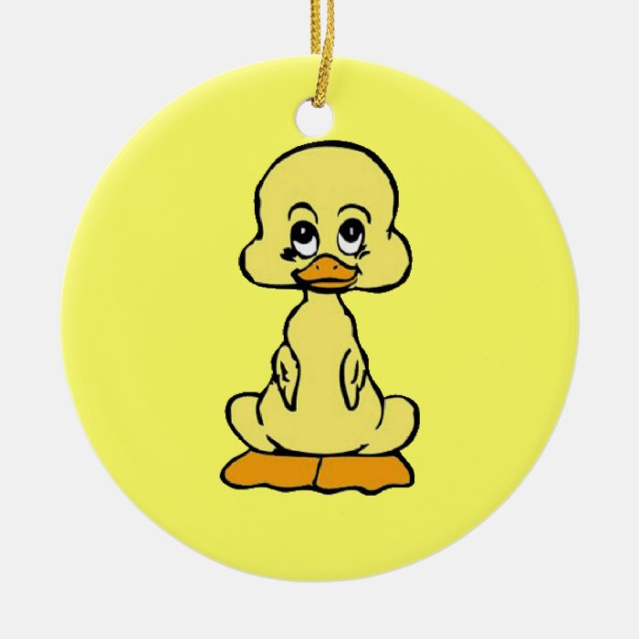 Cute Duck Duckling Gift Christmas Tree Ornament