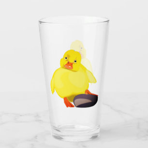 Cute Duck Glass