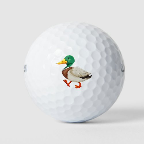 Cute duck golf balls