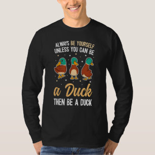 & Cute Duck Owner Motif Ducks T-Shirt