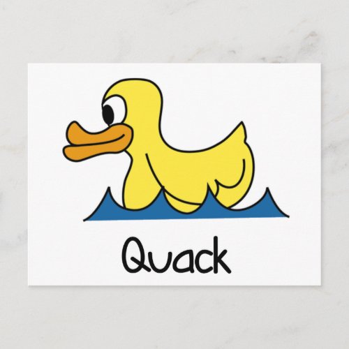 Cute Duck Postcard