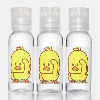 Cute Duck Rubber Duckling Animal Lover Gift Hand Sanitizer