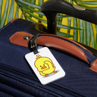 Cute Duck Rubber Duckling Animal Lover Gift Luggage Tag