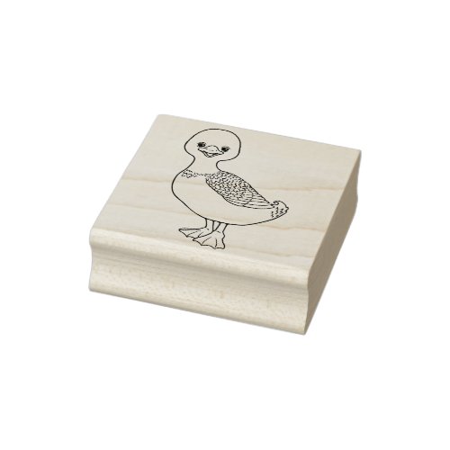 Cute Duck Rubber Stamp