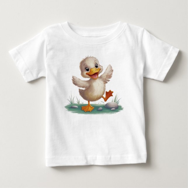 Cute Duck Toddler Tshirt (Front)
