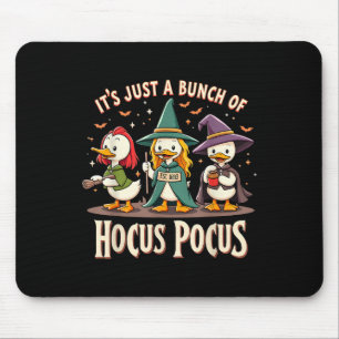 Cute Duck Trio Witchy Hocus Pocus Halloween Magic  Mouse Pad