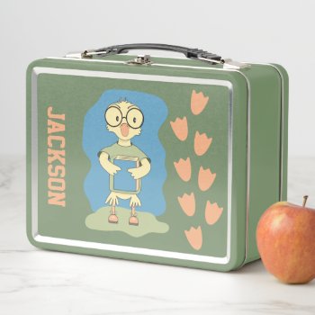 Cute Duck With Book Child's Lunchbox by ArianeC at Zazzle