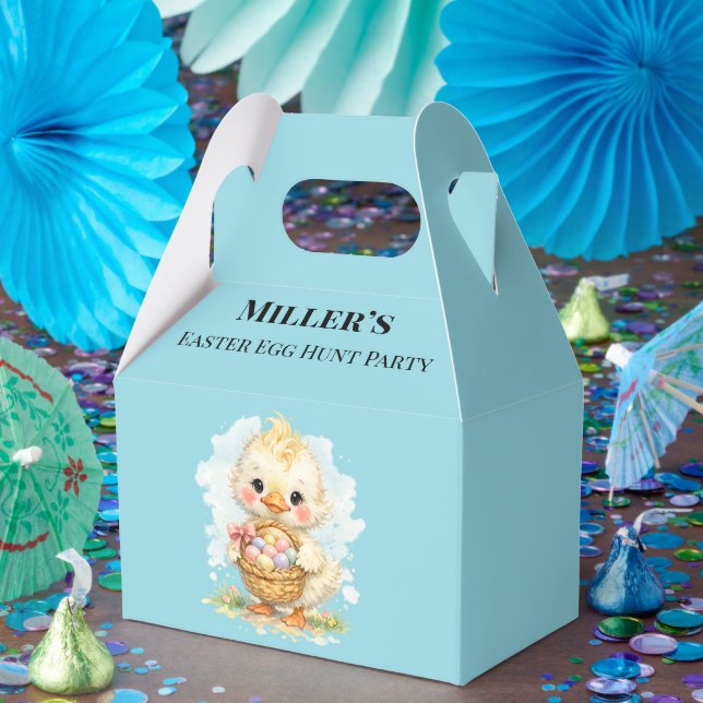Cute Duckling Easter Egg Party Favor Boxes (Party)