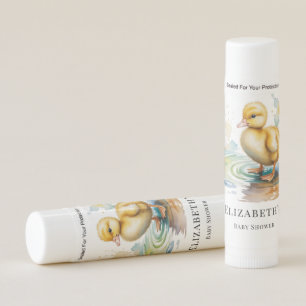 Cute Duckling Gender Neutral Baby Shower Favor Lip Balm