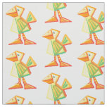 Cute duckling or chick fabric