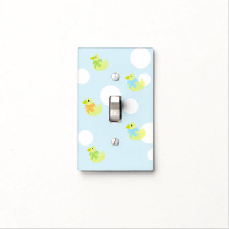 Cute Ducks and Dots Light Switch Cover
