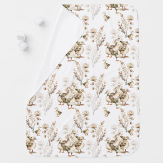 Cute Ducks Baby Blanket