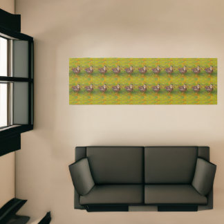 Cute Ducks In A Row Animal Art Pattern Runner