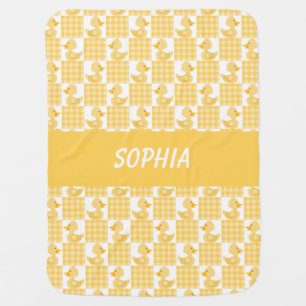 Cute Ducks (Yellow) Stroller Blanket