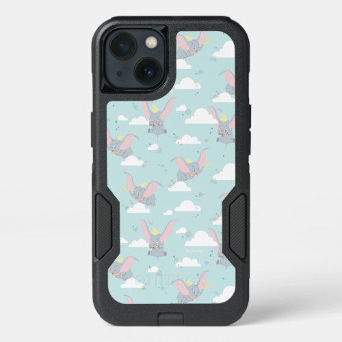 Cute Dumbo Blue Tribal Pattern iPhone 13 Case