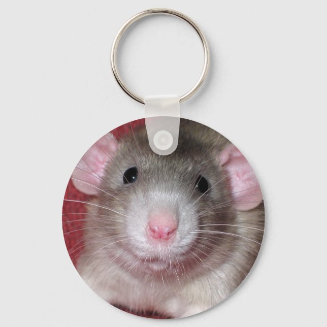 Cute Dumbo Rat Keychain (Front)