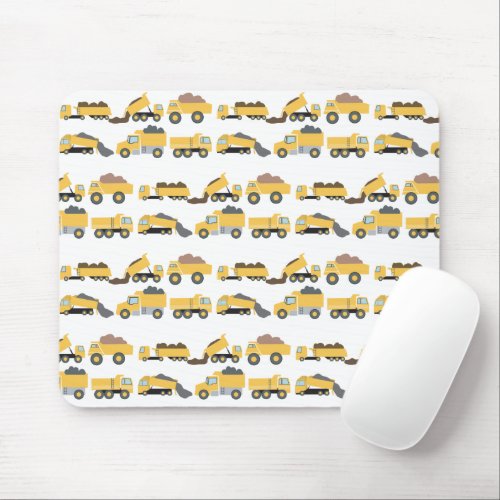 Cute Dump Trucks Construction Trucks  Mouse Pad