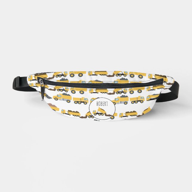 Cute Dump Trucks Construction Trucks School Fanny Pack (Front)