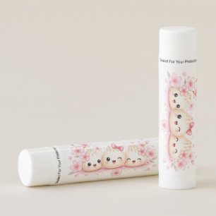 Cute Dumpling Girl Birthday Party Favor Lip Balm