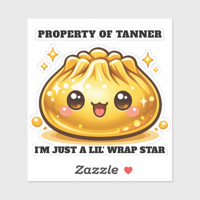 Cute Dumpling Pun Sticker (Sheet)