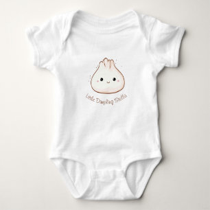 Cute Dumpling Script Personalized Baby Bodysuit