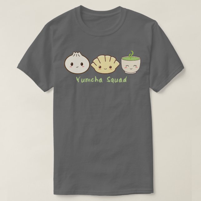Cute Dumplings Yumcha Squad  T-Shirt (Design Front)