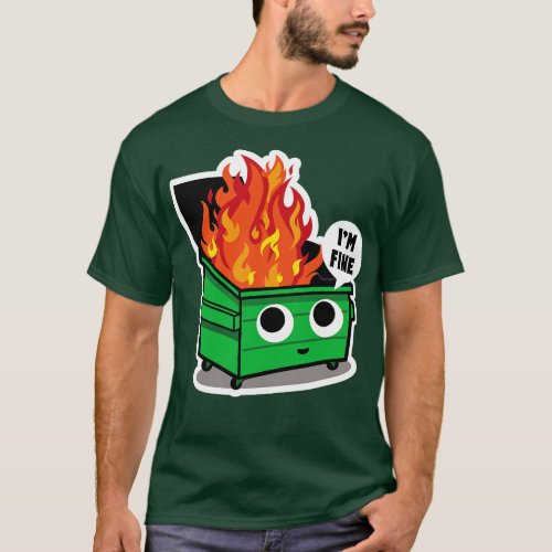 Cute Dumpster Fire T_Shirt
