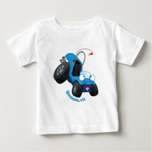Cute dune buggy off road vehicle cartoon  baby T-Shirt